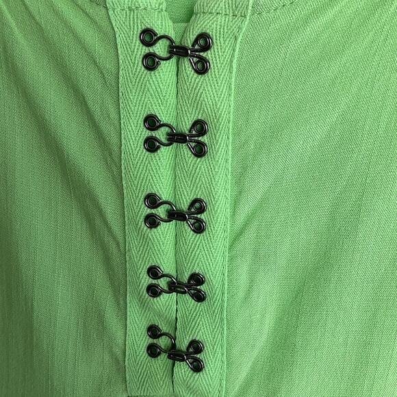 Torrid Green Henley Tank Top Womens 2XL Hook Closure - Picture 4 of 8